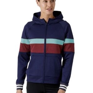 Cotopaxi Women's Bandera Full-Zip Hoodie in Navy Recycled Polyester Blend SizeXL